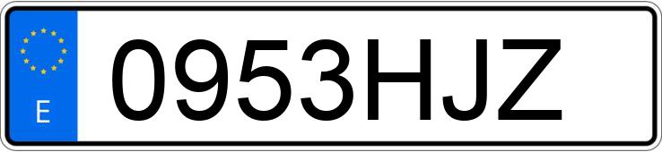 Numer rejestracyjny 0953HJZ posiada FORD FIESTA Numer rejestracyjny 0953HJZ posiada FORD FIESTA