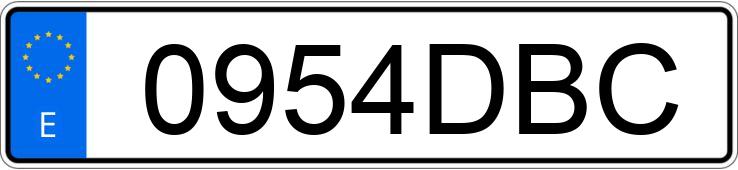 Numer rejestracyjny 0954DBC posiada MERCEDES CLK (208-209)