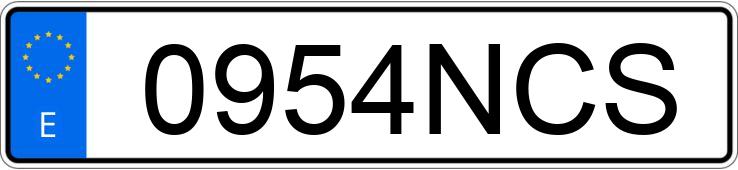 Numer rejestracyjny 0954NCS posiada BMW SERIE 4