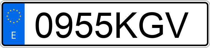 Numer rejestracyjny 0955KGV posiada AUDI Q3 Numer rejestracyjny 0955KGV posiada AUDI Q3