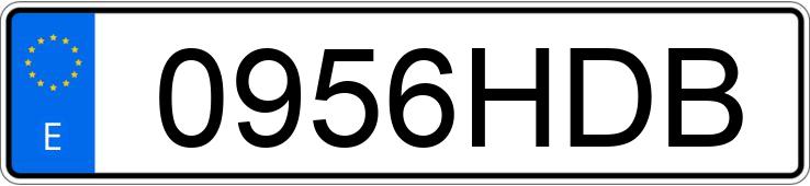 Numer rejestracyjny 0956HDB posiada SEAT IBIZA Numer rejestracyjny 0956HDB posiada SEAT IBIZA