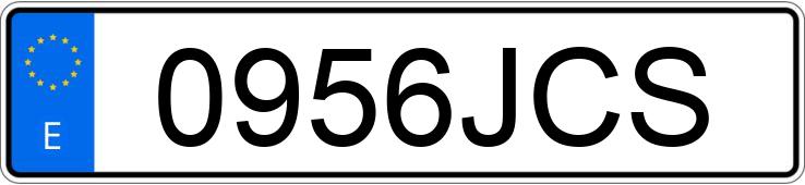 Numer rejestracyjny 0956JCS posiada HONDA WAVE