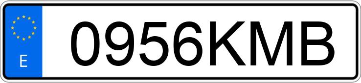 Numer rejestracyjny 0956KMB posiada CITROEN JUMPY