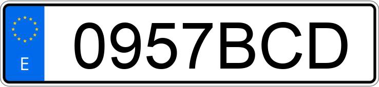 Numer rejestracyjny 0957BCD posiada PEUGEOT 206