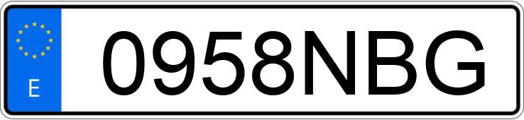 Numer rejestracyjny 0958NBG posiada FORD FIESTA Numer rejestracyjny 0958NBG posiada FORD FIESTA