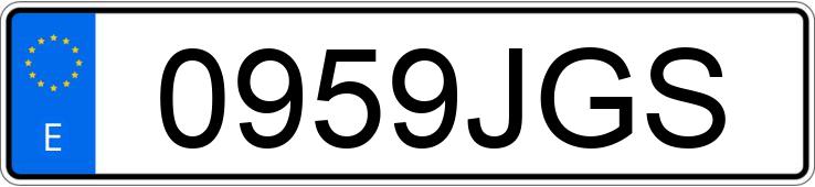 Numer rejestracyjny 0959JGS posiada BMW SERIE 3 Numer rejestracyjny 0959JGS posiada BMW SERIE 3