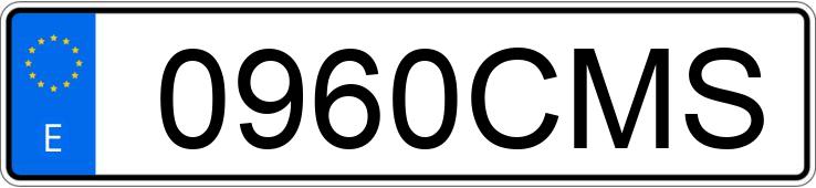 Numer rejestracyjny 0960CMS posiada PEUGEOT 406 Numer rejestracyjny 0960CMS posiada PEUGEOT 406