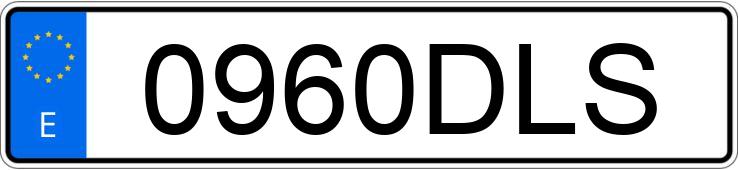 Numer rejestracyjny 0960DLS posiada VOLVO S40