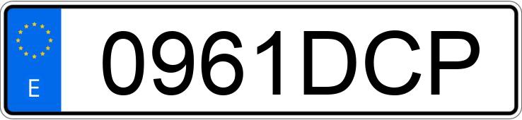 Numer rejestracyjny 0961DCP posiada NISSAN CABSTAR