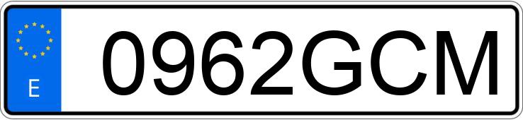 Numer rejestracyjny 0962GCM posiada RENAULT MODUS