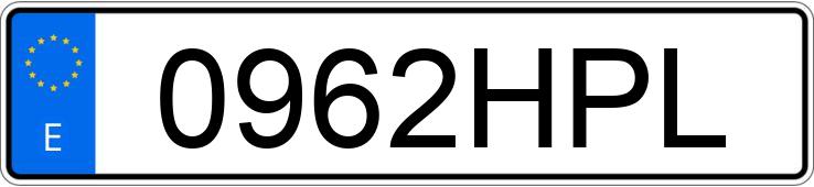 Numer rejestracyjny 0962HPL posiada RENAULT MEGANE Numer rejestracyjny 0962HPL posiada RENAULT MEGANE