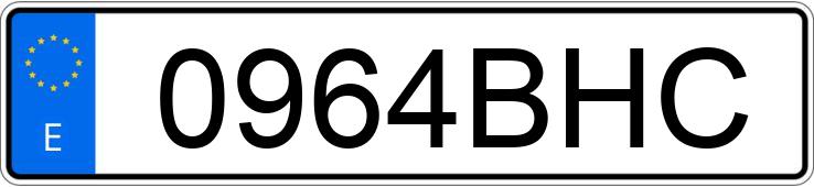 Numer rejestracyjny 0964BHC posiada HYUNDAI ACCENT