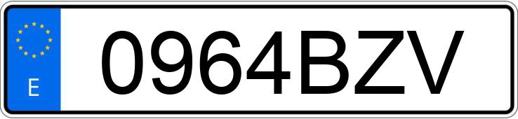 Numer rejestracyjny 0964BZV posiada FORD MONDEO