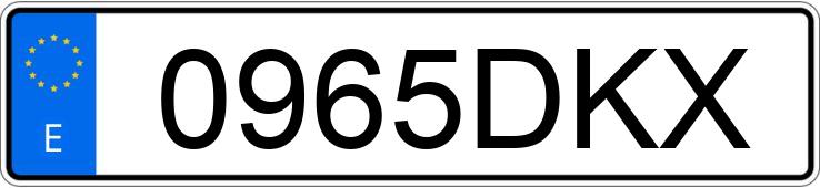 Numer rejestracyjny 0965DKX posiada TOYOTA AVENSIS Numer rejestracyjny 0965DKX posiada TOYOTA AVENSIS