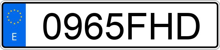 Numer rejestracyjny 0965FHD posiada CITROEN C8 Numer rejestracyjny 0965FHD posiada CITROEN C8