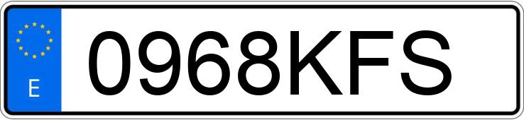 Numer rejestracyjny 0968KFS posiada OPEL ASTRA