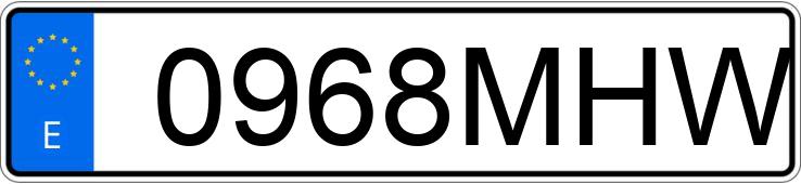 Numer rejestracyjny 0968MHW posiada DNEPR 650 SIDECAR