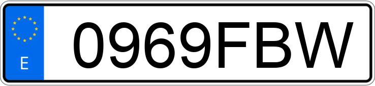 Numer rejestracyjny 0969FBW posiada VOLKSWAGEN TRANSPORTER Numer rejestracyjny 0969FBW posiada VOLKSWAGEN TRANSPORTER