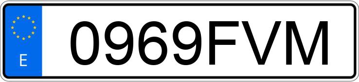 Numer rejestracyjny 0969FVM posiada PORSCHE CAYENNE S 4.8