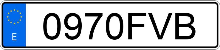 Numer rejestracyjny 0970FVB posiada RENAULT CLIO