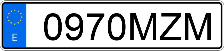 Numer rejestracyjny 0970MZM posiada PEUGEOT 308 Numer rejestracyjny 0970MZM posiada PEUGEOT 308