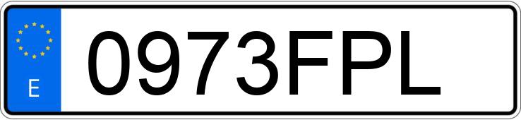 Numer rejestracyjny 0973FPL posiada VOLKSWAGEN GOLF Numer rejestracyjny 0973FPL posiada VOLKSWAGEN GOLF