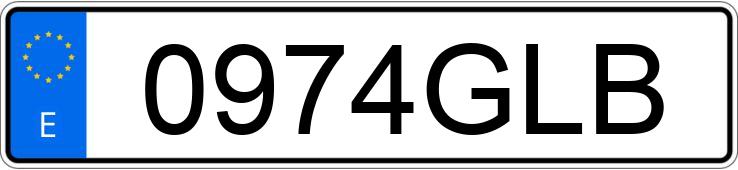 Numer rejestracyjny 0974GLB posiada SEAT LEON