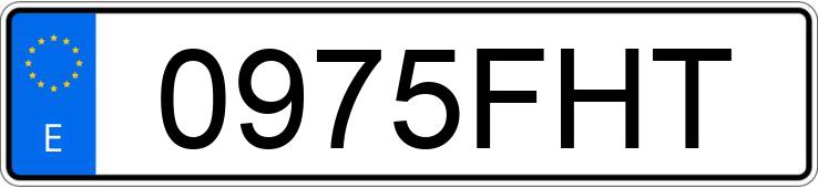 Numer rejestracyjny 0975FHT posiada VOLKSWAGEN PASSAT