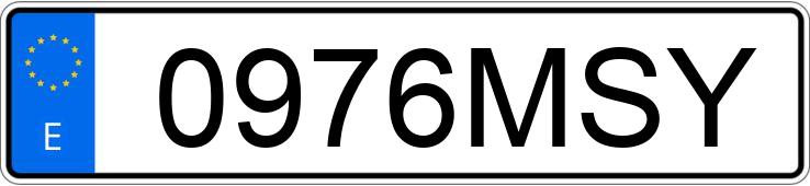 Numer rejestracyjny 0976MSY posiada IVECO DAILY Numer rejestracyjny 0976MSY posiada IVECO DAILY