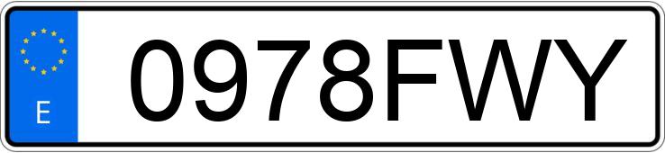 Numer rejestracyjny 0978FWY posiada RENAULT GRAND SCENIC