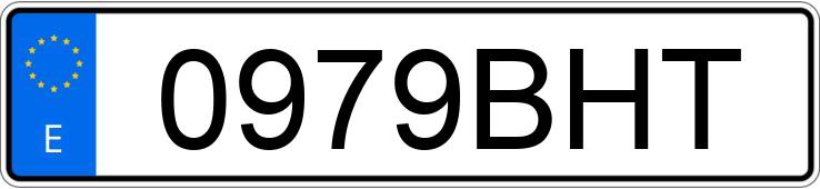 Numer rejestracyjny 0979BHT posiada RENAULT CLIO
