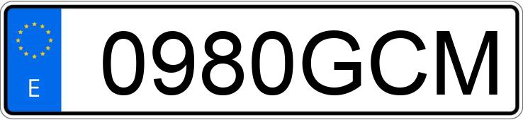 Numer rejestracyjny 0980GCM posiada SEAT IBIZA Numer rejestracyjny 0980GCM posiada SEAT IBIZA