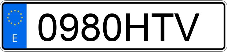 Numer rejestracyjny 0980HTV posiada CITROEN C4 PICASSO 5PZ