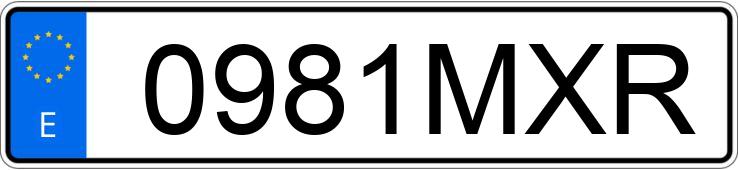 Numer rejestracyjny 0981MXR posiada KIA SPORTAGE