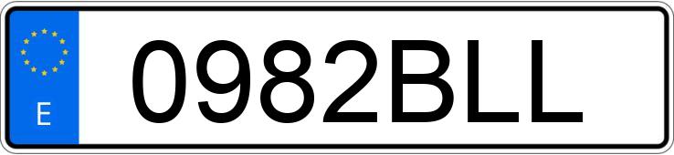 Registreringsnummeret 0982BLL har BMW SERIE 3 Registreringsnummeret 0982BLL har BMW SERIE 3