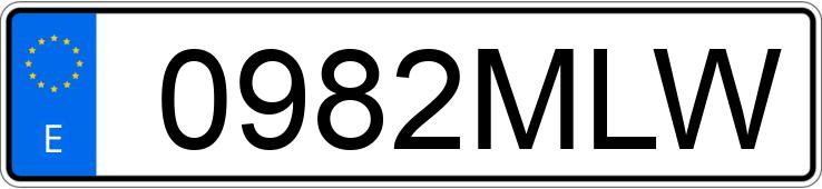 Numer rejestracyjny 0982MLW posiada BMW SERIE 4 F82 M4 A CS