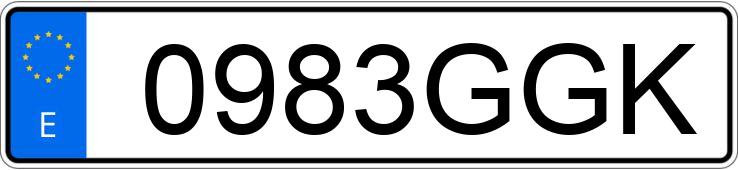 Numer rejestracyjny 0983GGK posiada FORD FOCUS Numer rejestracyjny 0983GGK posiada FORD FOCUS