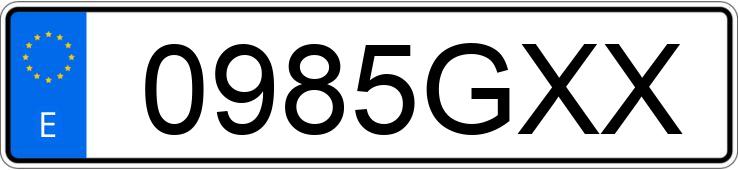 Numer rejestracyjny 0985GXX posiada RENAULT CLIO Numer rejestracyjny 0985GXX posiada RENAULT CLIO