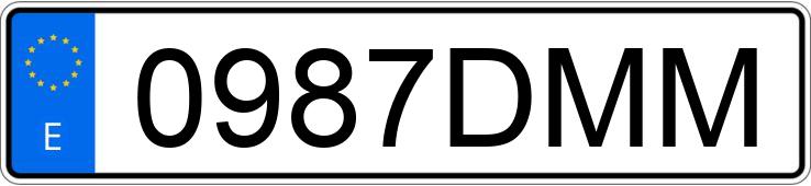 Numer rejestracyjny 0987DMM posiada RENAULT MASTER Numer rejestracyjny 0987DMM posiada RENAULT MASTER