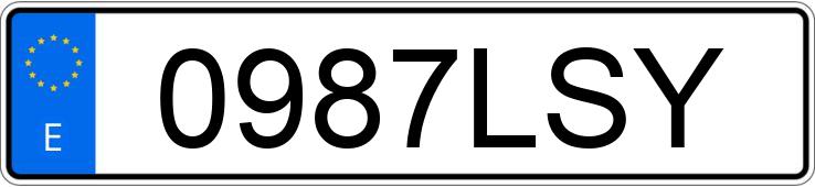 Numer rejestracyjny 0987LSY posiada RENAULT CAPTUR