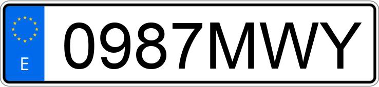 Numer rejestracyjny 0987MWY posiada MERCEDES GLC (254) Numer rejestracyjny 0987MWY posiada MERCEDES GLC (254)