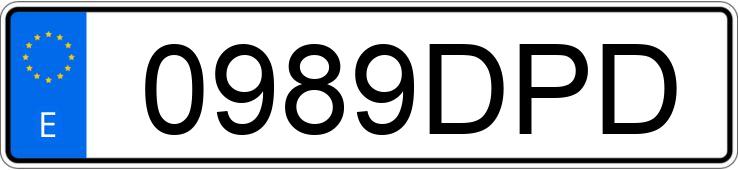 Numer rejestracyjny 0989DPD posiada KIA SPORTAGE Numer rejestracyjny 0989DPD posiada KIA SPORTAGE