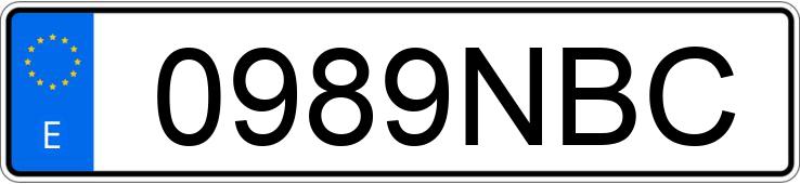 Numer rejestracyjny 0989NBC posiada HYUNDAI TUCSON