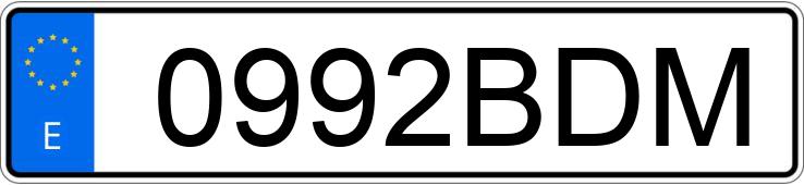 Numer rejestracyjny 0992BDM posiada CITROEN BERLINGO