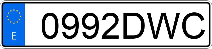 Numer rejestracyjny 0992DWC posiada OPEL CORSA