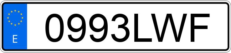 Numer rejestracyjny 0993LWF posiada KIA XCEED Numer rejestracyjny 0993LWF posiada KIA XCEED