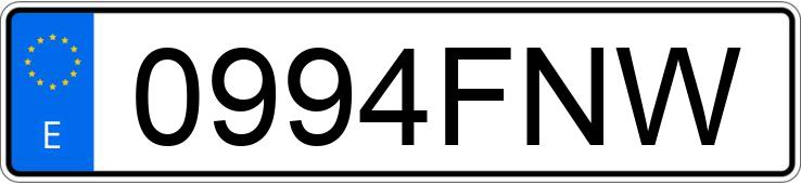 Numer rejestracyjny 0994FNW posiada TRIUMPH SPEED TRIPLE Numer rejestracyjny 0994FNW posiada TRIUMPH SPEED TRIPLE