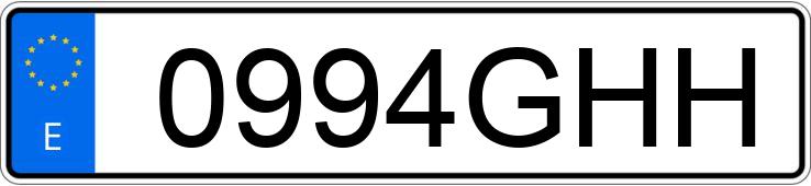 Numer rejestracyjny 0994GHH posiada AUDI A6