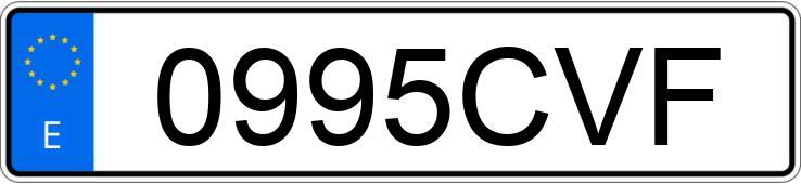 Numer rejestracyjny 0995CVF posiada SAAB 9-3