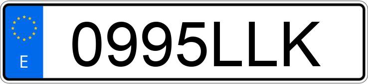 Numer rejestracyjny 0995LLK posiada MERCEDES GLE (167)